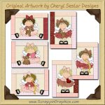 Little Cupid Beauty Cards Collection Printable Craft Download