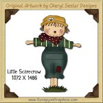 Little Scarecrow Single Graphics Clip Art Download