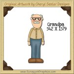 Granddad Single Graphics Clip Art Download