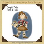 Cowgirl Bailey Single Graphics Clip Art Download