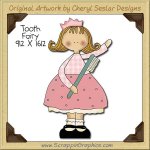 Tooth Fairy Single Clip Art Graphic Download