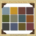 Funky Plaid Background Tiles Collection Graphics Clip Art Downlo