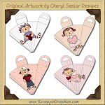 Valentine Cuties Icicle Boxes Printable Graphics Clip Art Downlo