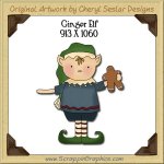 Ginger Elf Single Graphics Clip Art Download