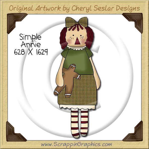 Simple Annie Single Clip Art Graphic Download - Click Image to Close