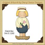 Dutch Boy Single Graphics Clip Art Download