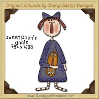 Sweet Punkin Annie Single Graphics Clip Art Download